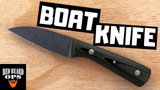 How To Make A Knife - Boat Knife Build - 4K