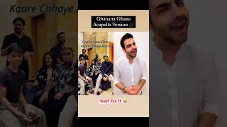 Ghanan Ghanan Acapella Cover 😍 | Karan Chugh X Voctronica | Lagaan | A R Rahman | 2022 #Shorts