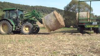 Hostovice - John deere 6630 pronat T 023, John deere 5720