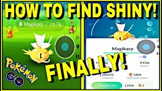 HOW TO FIND SHINY💥 MAGIKARP/PIKACHU IN POKÉMON GO ★ MY FIRST SHINY MAGIKARP IN POKÉMON GO