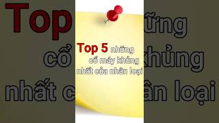 Top 5 những cổ máy khủng nhất của nhân loại.