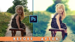 Photoshop Tutorial: How To Edit Outdoor Portrait Girl 📷