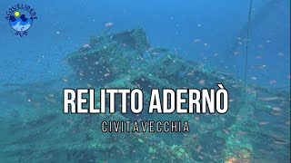 Immersione sul Relitto Adernò a Civitavecchia | Diving in Adernò Wreck 4K