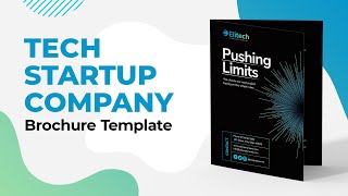 Tech Startup Company Brochure Template