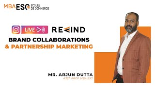 Insta Live Series ft. Arjun Dutta | Luxury Brand Collaboration & Partnership | MBA ESG IN