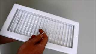 Installing New A/C Register Top Tip