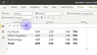 36. Activating filters between tables with CALCULATE and CROSSFILTER