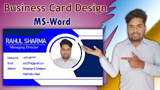 How to Make Business Card | Business Card Design | Business Card बनाउने तरिका | Angels Technology