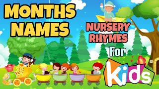 Months English Name Song ✨️ Nursery Rhymes for Kids