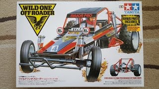 Tamiya WILD ONE (2012 edition) unboxing (#58525)