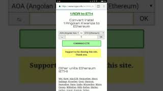 ETH to AOA converter, convert AOA to ETH, Ethereum to Angolan Kwanza