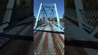 Tindall bridge in Fremont, Ohio walking westward