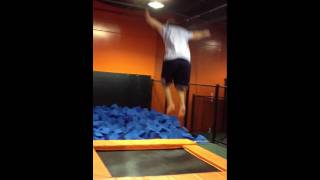 There it is....two flips in to the Foam Pit at Urban Air Trampoline Park