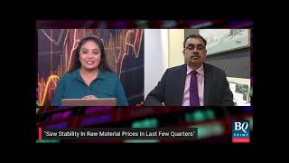 Kumar Subbiah, CFO, CEAT shares the company's Q1Fy24 performance | Bloomberg Quint