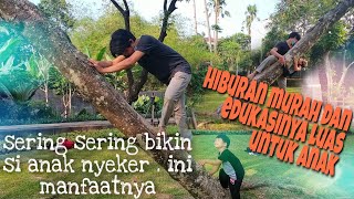 Terapi sekaligus Bermain ditaman - Taman Spathodea