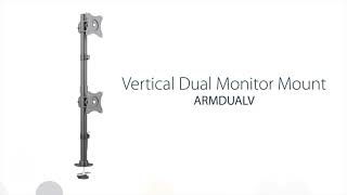 Desk-Mount Dual Monitor Mount - ARMDUALV | StarTech.com