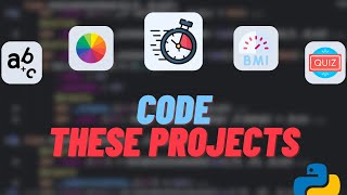5 AMAZING Python Project Ideas: Watch and Code Along!