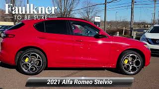 Used 2021 Alfa Romeo Stelvio Ti Sport, Willow Grove, PA M7D01028