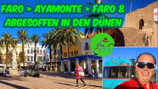 MTB-Tour von Faro 🌞 nach Spanien & abgesoffen 😯 am Rückweg in den Dünen