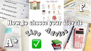 How to choose your A-level subjects // advice and tips for picking your alevels