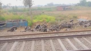 Goods train derailed between Shri Krishna Nagar-Sarai Harku station near Jaunpur City Stn.