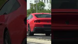 Brand NEW Ford Mustang 2024 driving at the Nürburgring