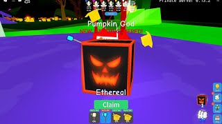 Pumpkin God (Ethereal hat) - Unboxing Simulator Halloween event | Roblox.