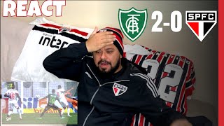 REACT AMÉRICA-MG 2X0 SÃO PAULO | MAIS UM VEXAME