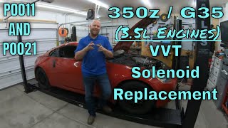 350z VVT Sensors Replacement DIY Both Banks