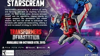 Transformers Devastation:   Starscream