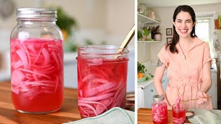 How to Make Quick Pickled Red Onions