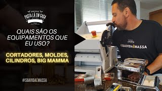 Equipamentos que eu uso na minha produção de massas artesanais