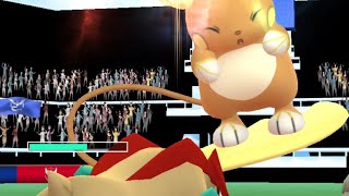 Attacking Giant Raichu!