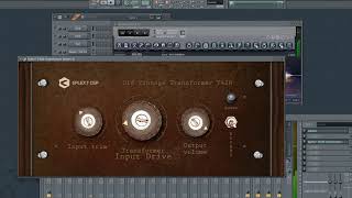 Characteristic vintage dirty and crunchy sound of electric piano with input transformer plugin T42N