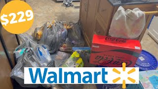 $229 Walmart Grocery Haul