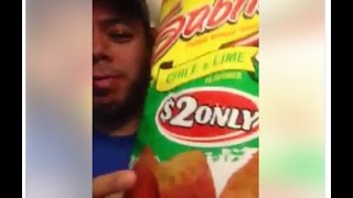 Frito Lay Mexico Sabritones Lime and Chille Chips Review!