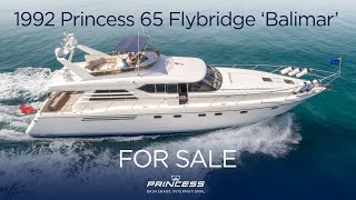 Princess 65 Flybridge Motor Yacht 'Balimar' NOT CURRENTLY AVAILABLE