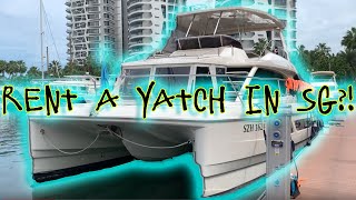 RENTING A YACHT IN SINGAPORE !!! + YACHT TOUR