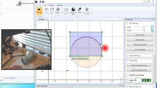 Pipe Diameter Measurement with a 2D-3D Laser Profile Scanner