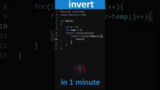 invert in 1 Minute