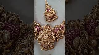 🤩🤩 Premium quality Lakshmi bridal set 🤩2200+shipping 🥳 watsapp 8148299183