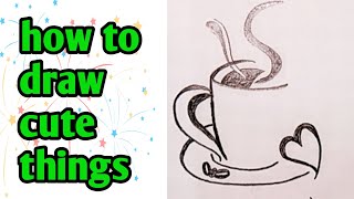 How to draw cute things | cute drawing ideas | step by step