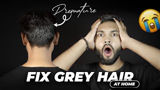 PREMATURE Greying Hair Solution😭| Simple and Effective Tips!