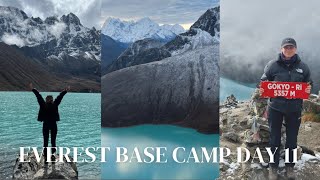 EVEREST BASE CAMP Day 11 🇳🇵🏔️🥾| Acclimatisation day trekking to Gokyo Ri