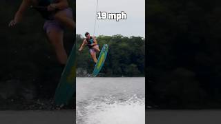 YOU MUST TRY THIS WAKEBOARDING CHALLENGE!!! #shorts #wake #wakeboarding #challenge #tricks #boat