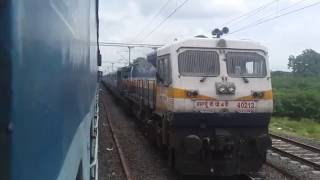 KARNATAK SAMPARK KRANTI LOOPED TO PASS GOA EXPRESS