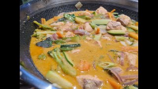 Rotes Thai Curry in der Wokpfanne von Pamperedchef sehr lecker