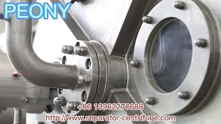 Inverting  Siphon Peeler Continuous  Horizontal Centrifuge For Solid Liquid Separation