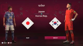 FIFA 23 | COPA MUNDIAL QATAR 2022 | JAPAN vs KOREA DEL SUR | 4K 60FPS | PS5