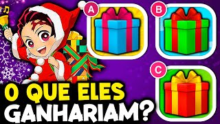 QUAL PRESENTE de NATAL cada HASHIRA GANHARIA em DEMON SLAYER?